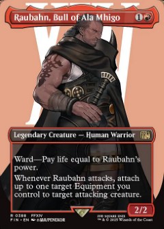 Raubahn, Bull of Ala Mhigo Final Fantasy Character Card
